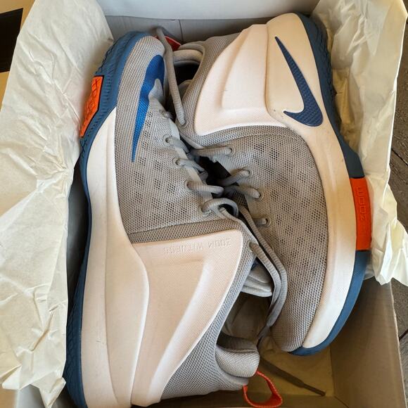 Nike LeBron Zoom Witness Men's Size 10 Wolf Grey Star Blue 852439 004 w/Box OKC - Picture 10 of 13